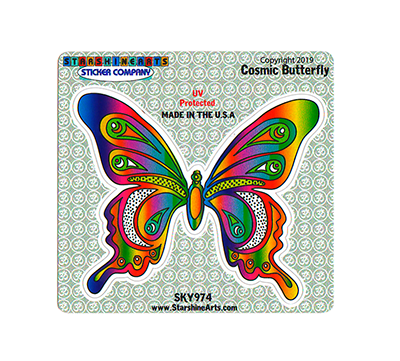 Cosmic Butterfly Sticker