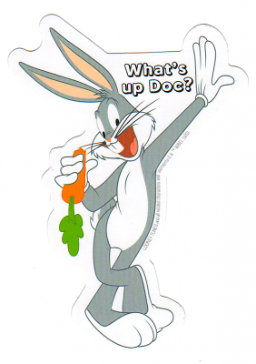 Bugs What's Up Docsticker