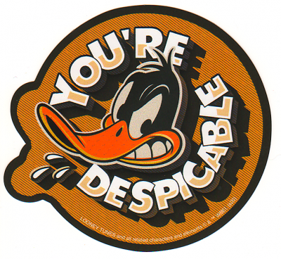 Daffy You Are Despicablesticker