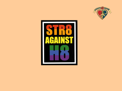 STR8 Against H8 Sticker