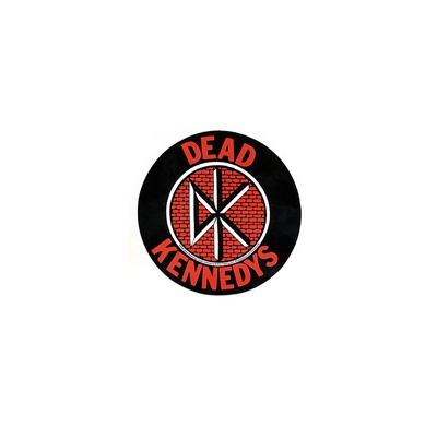 DEAD KENNEDYS DK LOGO WITH BRICKS STICKER