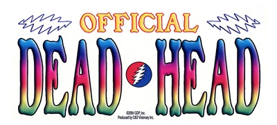 OFFICIAL DEAD HEAD GRATEFUL DEAD STICKER