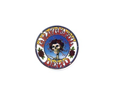 Grateful Dead Skull & Roses Sticker