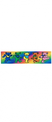 GRATEFUL DEAD RAINBOW DANCING BEARS STICKER