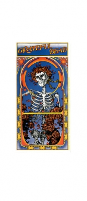 STICKER- GRATEFUL DEAD SKULL & ROSES BERTHA ALBUM ART STICKER