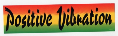 POSITIVE VIBRATION LONG STICKER