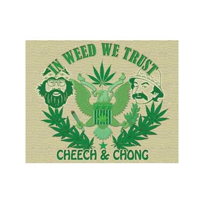 In Weed We Trust Sticker
