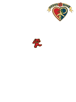 Small Metal Dancing Bear Sticker