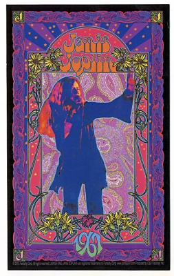 Janis Joplin Poster Art 1967 Sticker