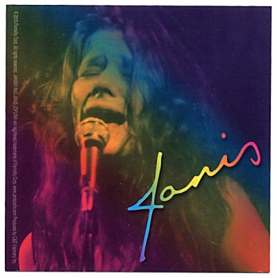 Janis Singing Rainbow Wash Sticker