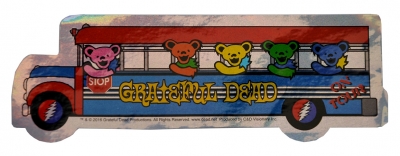 Glitter Grateful Dead Tour Bus Sticker