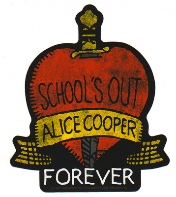 Alice Cooper Schools Outsticker