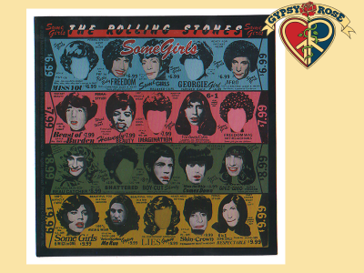 Rolling Stones Some Girls Sticker