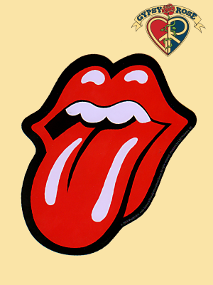 Rolling Stone Tongue Logo Sticker