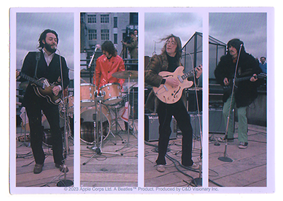 Beatles Rooftop Sticker