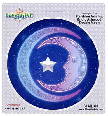 DOUBLE MOON STICKER