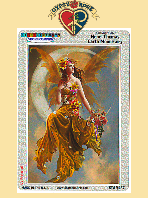 Earth Moon Fairy Sticker
