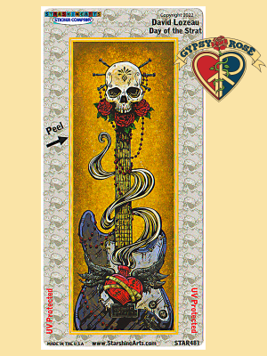 Day Of The Strat Sticker