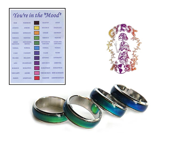 BAND MOOD RING Gypsy Rose