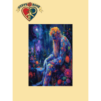 Bigfoots Trippy Pondering Tapestry
