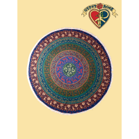Once Upon A Dream Napthal Print Round Tapestry Tablecloth