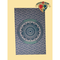 Shangri La Mandala Twin Tapestry