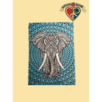 Elephant March Tapestry - Bedspread