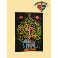 Reigning Elephant King Tapestry - Bedspread