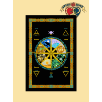 Pagan Calendar Twin Tapestry