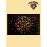 Zodiac Sun Moon Twin Tapestry