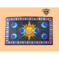 Celestial Pentagram Tapestry