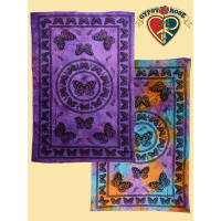 Twin Tye Dye Butterfly Tapestry - Bedspread
