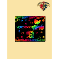 Woodstock Three Day Tye Dye Fleece Blanket