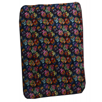 Day Of The Dead Multi Skulls Throw Blanket