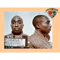 Tupac Mugshot Mini Poster