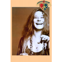 Janis Laugh Mini Poster