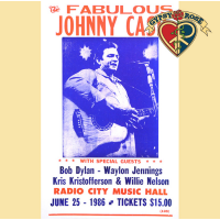 THE FABULOUS JOHNNY CASH CONCERT POSTER