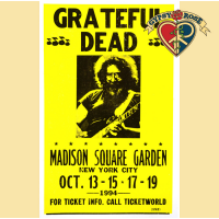GRATEFUL DEAD MADISON SQUARE GARDEN CONCERT POSTER