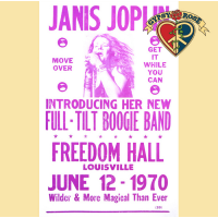 JANIS JOPLIN FREEDOM HALL CONCERT POSTER