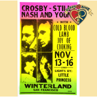 CROSBY STILLS NASH & YOUNG AT WINTERLAND CONCERT POSTER