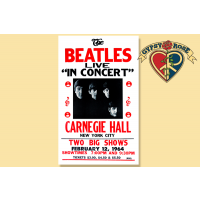 BEATLES AT CARNEGIE HALL CONCERT POSTER