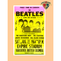 The Beatles In Vancouver Poster