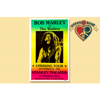 BOB MARLEY STANLEY THEATER PITTSBURGH, PA 1980 CONCERT POSTER