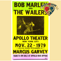 BOB MARLEY APOLLO THEATER CONCERT POSTER
