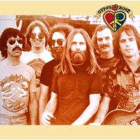 GRATEFUL DEAD BAND SEPIA PRINT