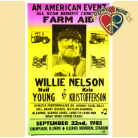 Willie Nelson  Farm  Aid Poster