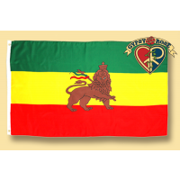 RASTA LION FLAG