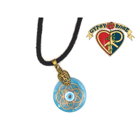 Geometric Evil Eye Necklace