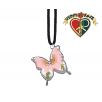 Glass Butterfly Necklace
