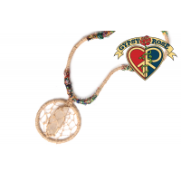 Dream Maker Crystal Dreamcatcher Necklace